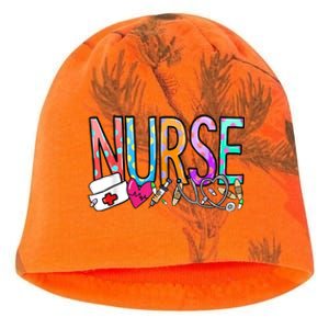 RN Nurse Colorful Gift Kati - Camo Knit Beanie