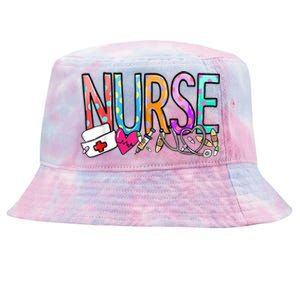 RN Nurse Colorful Gift Tie-Dyed Bucket Hat