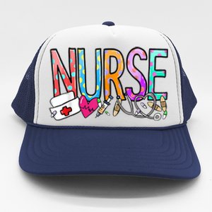 RN Nurse Colorful Gift Trucker Hat