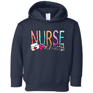 RN Nurse Colorful Gift Toddler Hoodie