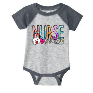 RN Nurse Colorful Gift Infant Baby Jersey Bodysuit