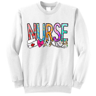 RN Nurse Colorful Gift Sweatshirt