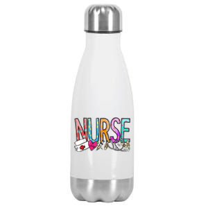 RN Nurse Colorful Gift Stainless Steel Insulated Water Bottle