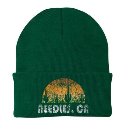 Retro Needles California Desert Sunset Vintage Knit Cap Winter Beanie