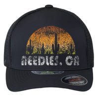 Retro Needles California Desert Sunset Vintage Flexfit Unipanel Trucker Cap