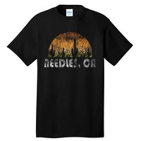 Retro Needles California Desert Sunset Vintage Tall T-Shirt