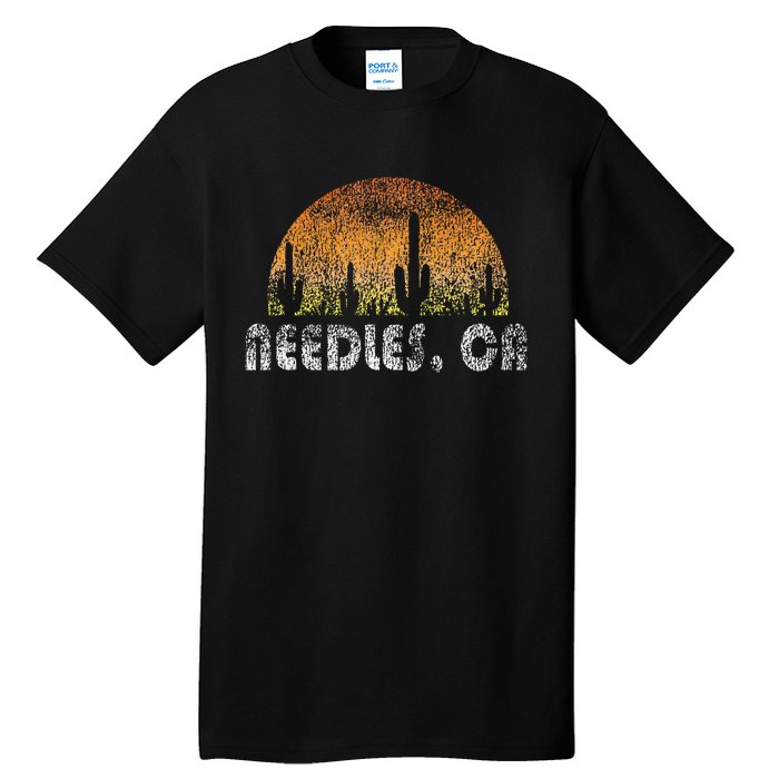 Retro Needles California Desert Sunset Vintage Tall T-Shirt