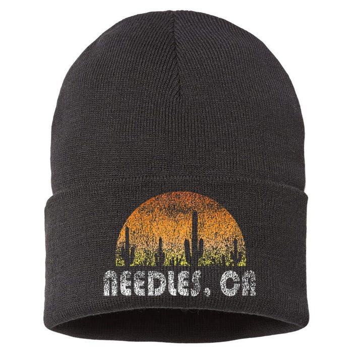 Retro Needles California Desert Sunset Vintage Sustainable Knit Beanie