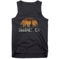 Retro Needles California Desert Sunset Vintage Tank Top