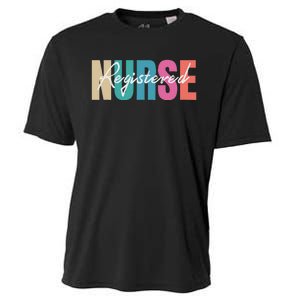 Registered Nurse Colorful Nurse Healthcare Professionals Cooling Performance Crew T-Shirt