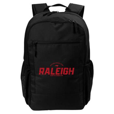 Raleigh North Carolina Nc Vintage Athletic Red Sports Backpack