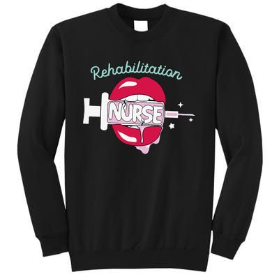 Rehabilitation Nurse Cute Rn Rehab Nursing Hot Lips Nurse Sweatshirt