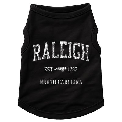 Raleigh North Carolina Nc Vintage Sports Doggie Tank