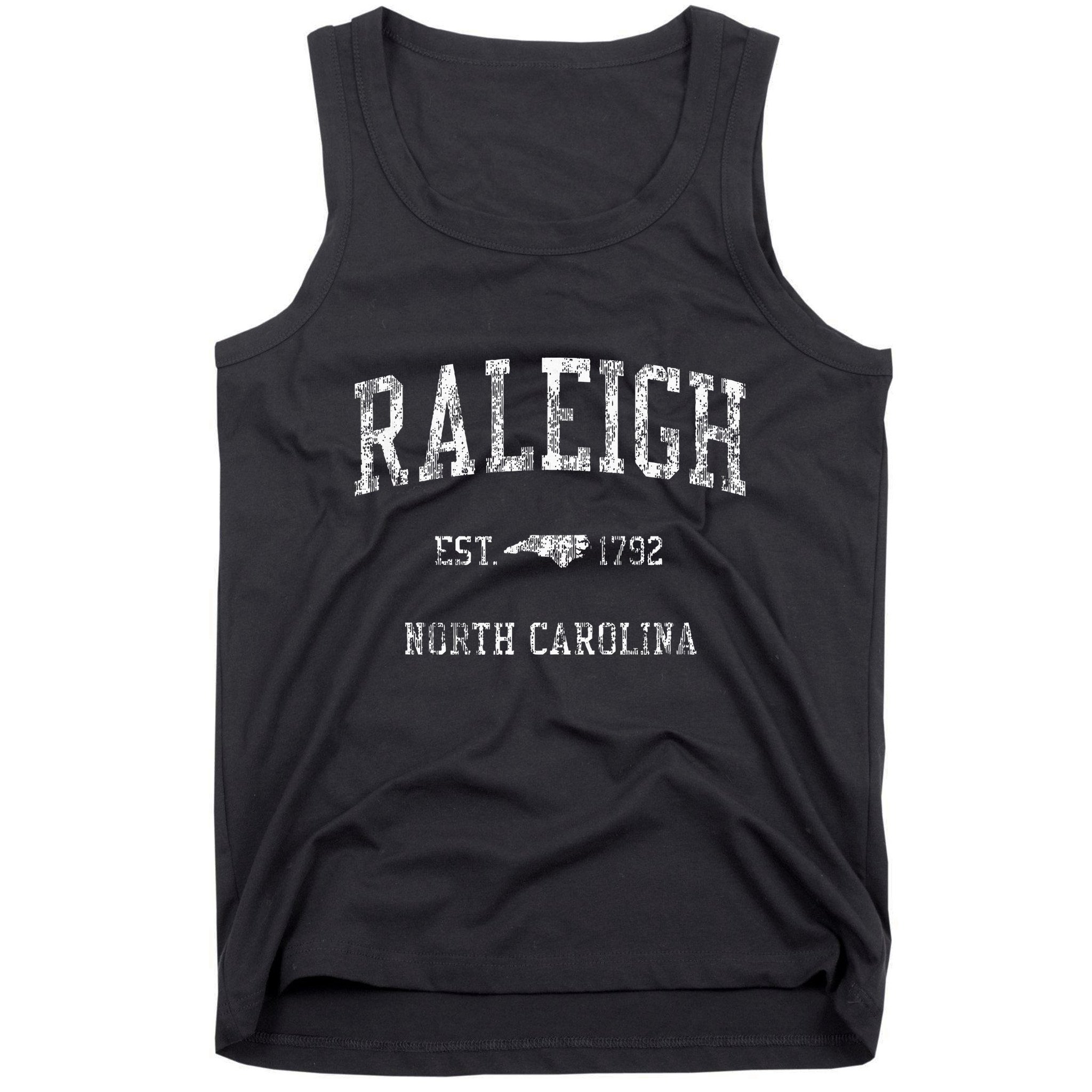 Raleigh North Carolina Nc Vintage Sports Tank Top