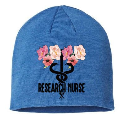 Research Nurse Caduceus Clinical Research Nursing Cool Gift Sustainable Beanie