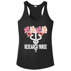 Research Nurse Caduceus Clinical Research Nursing Week Gift Ladies PosiCharge Competitor Racerback Tank