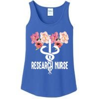 Research Nurse Caduceus Clinical Research Nursing Week Gift Ladies Essential Tank