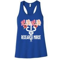 Research Nurse Caduceus Clinical Research Nursing Week Gift Women's Racerback Tank