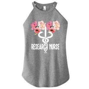 Research Nurse Caduceus Clinical Research Nursing Week Gift Women's Perfect Tri Rocker Tank