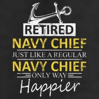 Retired Navy Chief Cool Comfort Performance Bucket Hat