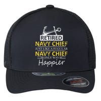 Retired Navy Chief Flexfit Unipanel Trucker Cap