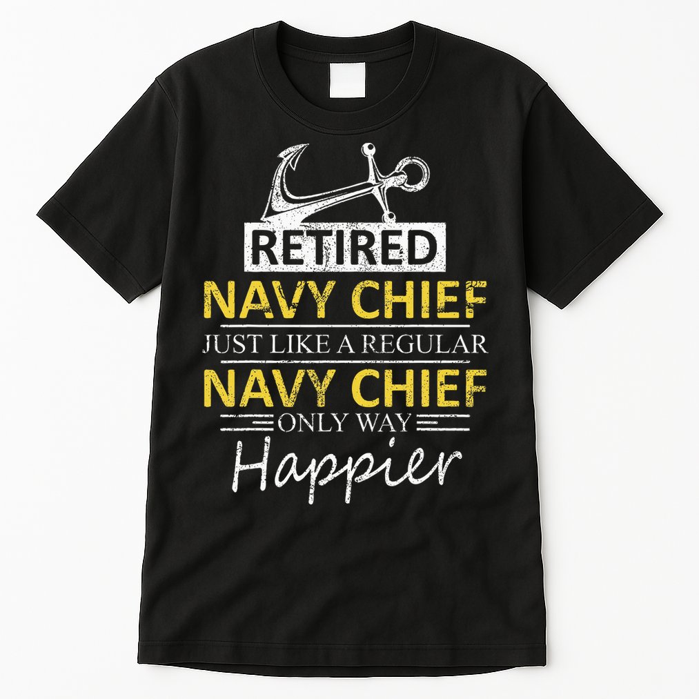 Retired Navy Chief Tall T-Shirt