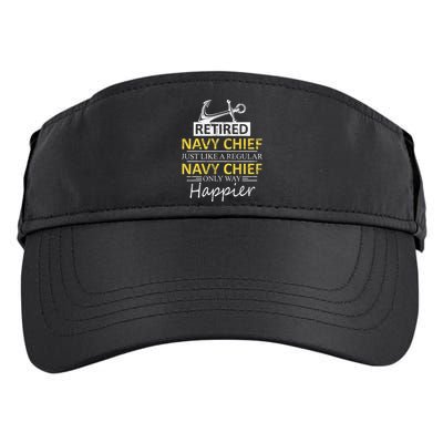 Retired Navy Chief Adult Drive Performance Visor