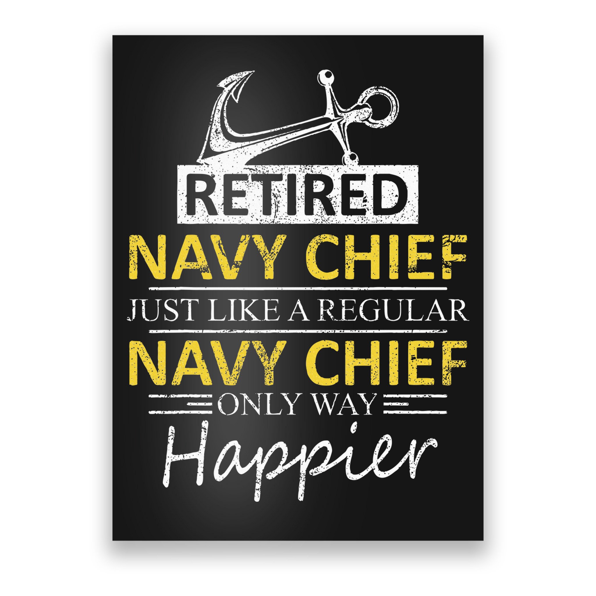 Retired Navy Chief Poster