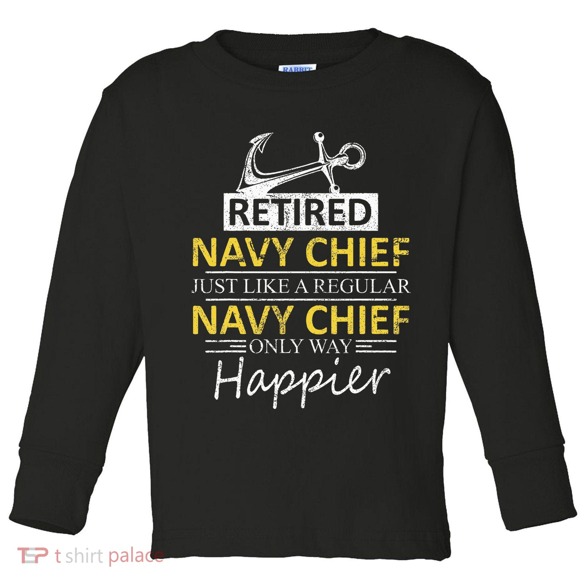 Retired Navy Chief Toddler Long Sleeve Shirt