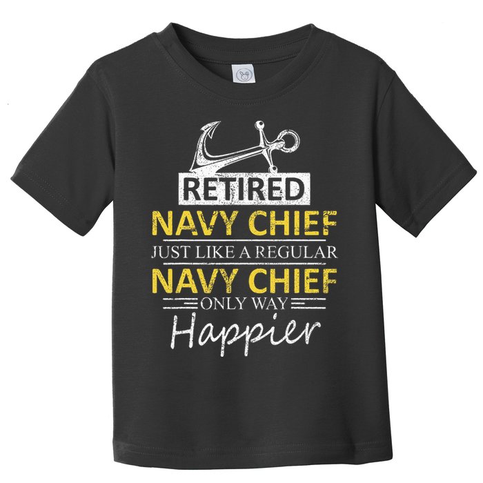 Retired Navy Chief Toddler T-Shirt