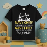 Retired Navy Chief Toddler T-Shirt