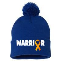 Renal Ney Cancer Survivor Ney Cancer Fighting Cool Gift Pom Pom 12in Knit Beanie