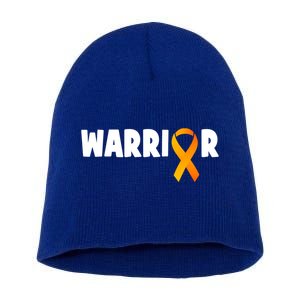 Renal Ney Cancer Survivor Ney Cancer Fighting Cool Gift Short Acrylic Beanie