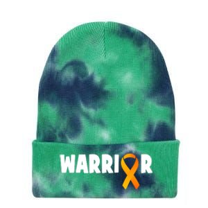 Renal Ney Cancer Survivor Ney Cancer Fighting Cool Gift Tie Dye 12in Knit Beanie