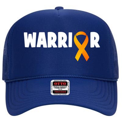 Renal Ney Cancer Survivor Ney Cancer Fighting Cool Gift High Crown Mesh Back Trucker Hat