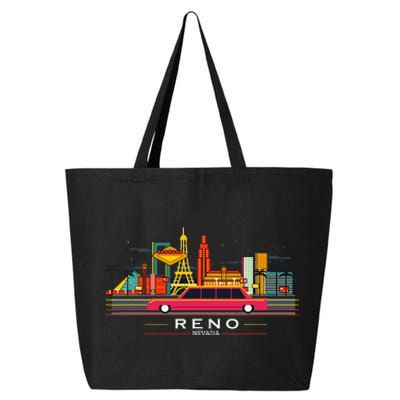 Reno Nevada Cityscape Souvenir 25L Jumbo Tote