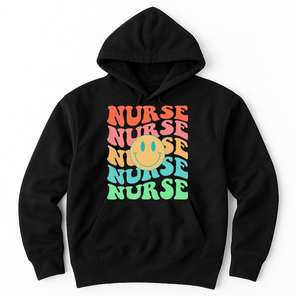 Retro Nurse Colorful Nurse Life Nurse's Day Hoodie