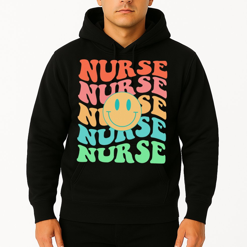 Retro Nurse Colorful Nurse Life Nurse's Day Hoodie