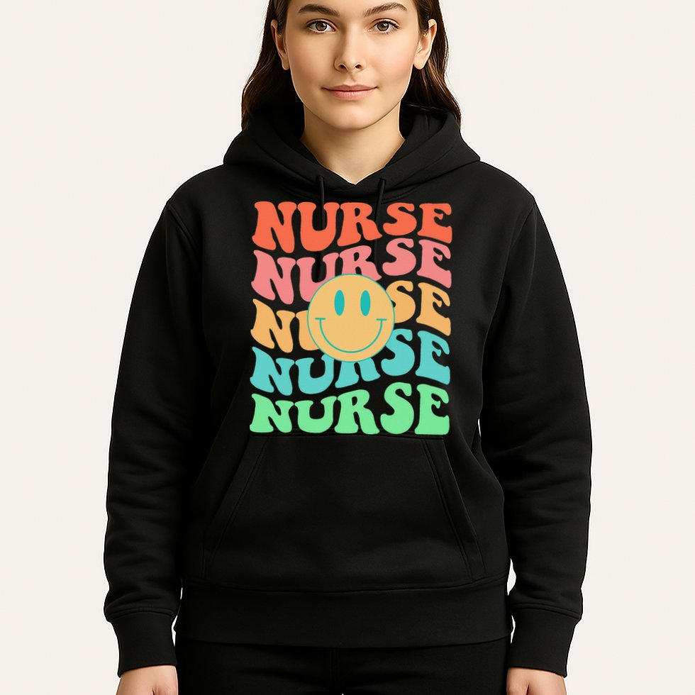 Retro Nurse Colorful Nurse Life Nurse's Day Hoodie