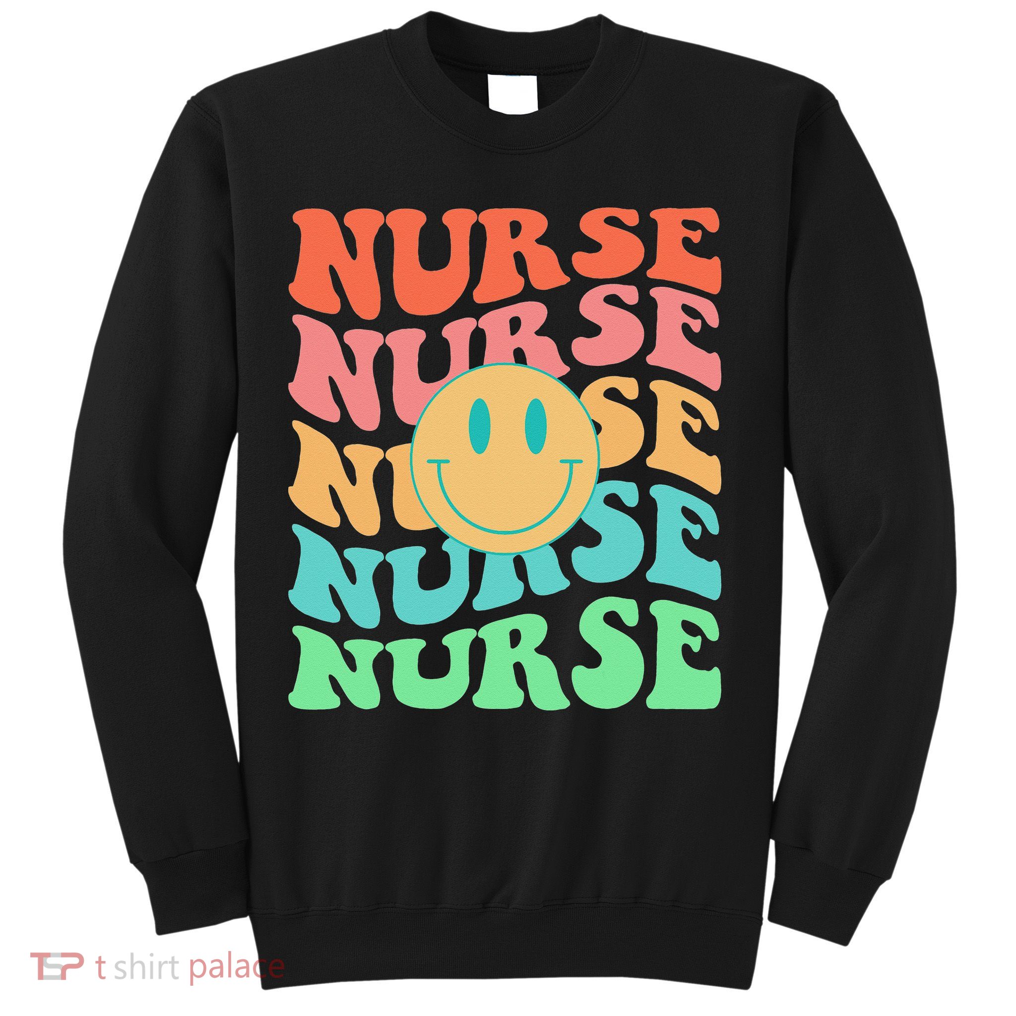 Retro Nurse Colorful Nurse Life Nurse's Day Sweatshirt
