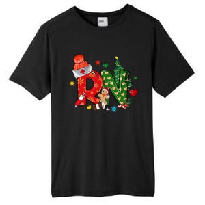 Registered Nurse Christmas Rn Festive Tall Fusion ChromaSoft Performance T-Shirt