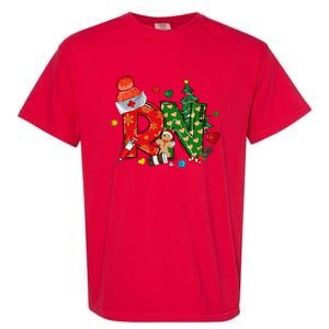 Registered Nurse Christmas Rn Festive Garment-Dyed Heavyweight T-Shirt