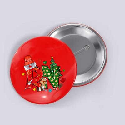 Registered Nurse Christmas Rn Festive Button