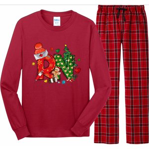 Registered Nurse Christmas Rn Festive Long Sleeve Pajama Set