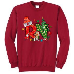 Registered Nurse Christmas Rn Festive Tall Sweatshirt