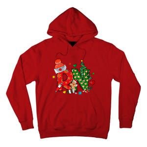 Registered Nurse Christmas Rn Festive Tall Hoodie