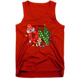 Registered Nurse Christmas Rn Festive Tank Top