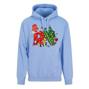 Registered Nurse Christmas Rn Festive Unisex Surf Hoodie