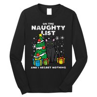 Regret Nothing Cat Fun Christmas Xmas Sweater Long Sleeve Shirt