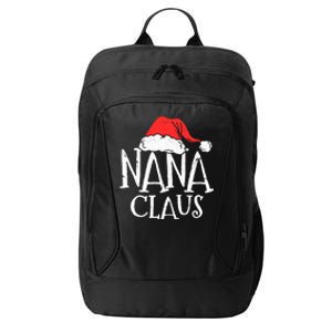 Retro Nana Claus Gift Funny Christmas Santa Costume Grandma City Backpack